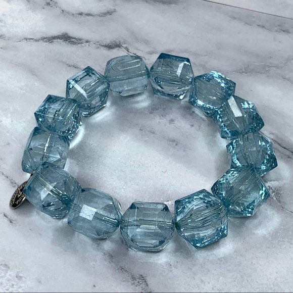 Tarina Tarantino Blue Classic Lucite Bracelet